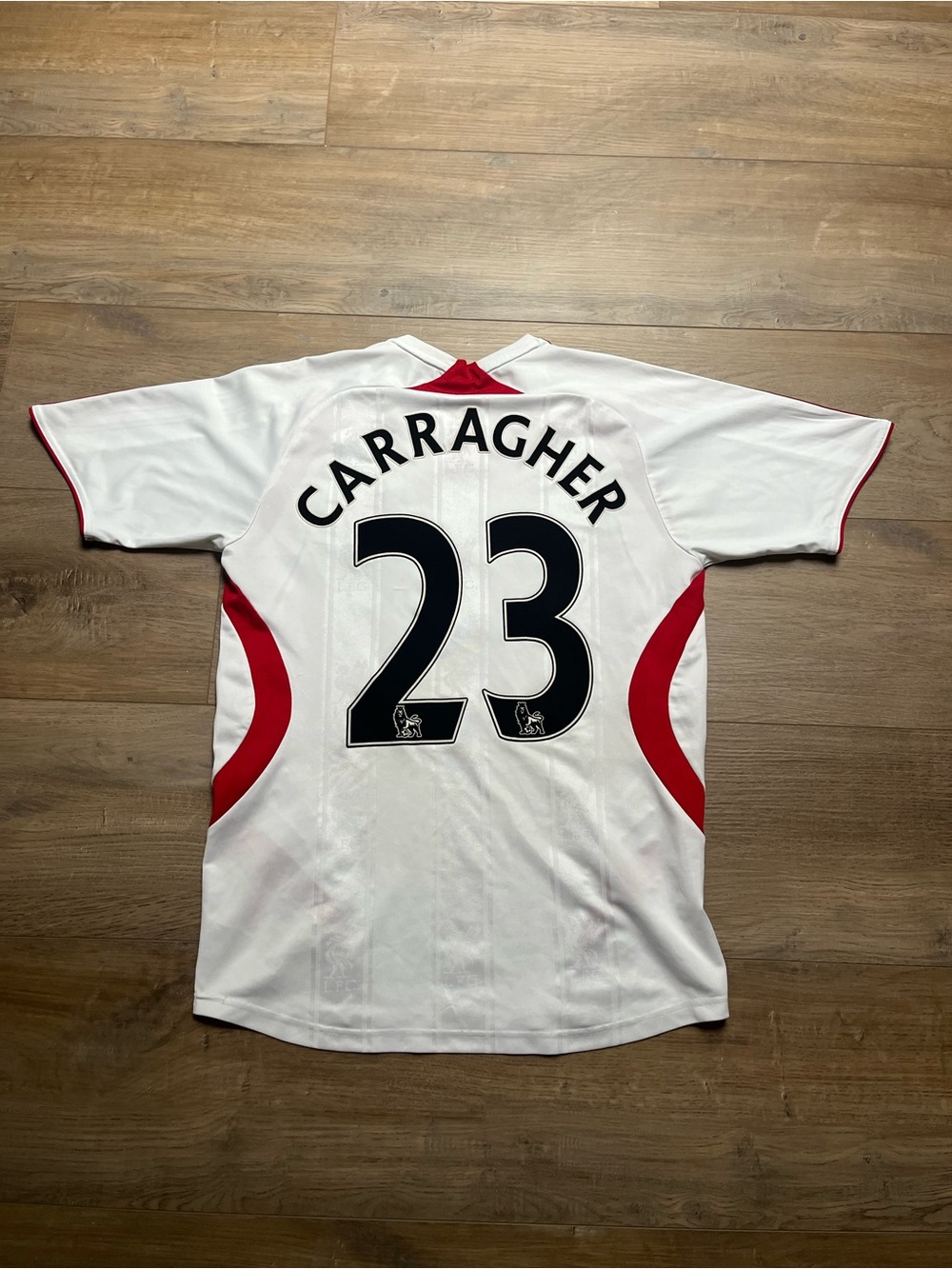 Liverpool 07/08 Away Carragher Soccer Football Jersey